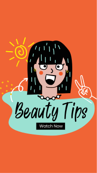 Beauty Cute Tips Facebook Story