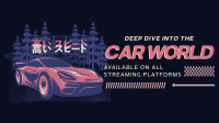 Retro Car Podcast Animation