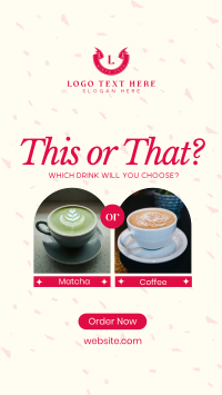 Matcha Facebook Story example 3