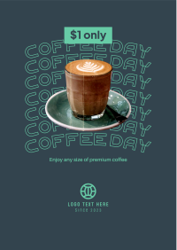 $1 Premium Coffee Flyer