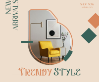 Trendy Style Facebook Post Design