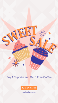 Sweet Cafe Sale Instagram Story