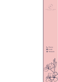 Orchid Flow Letterhead