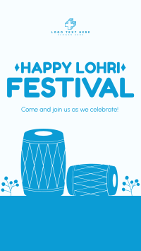 Happy Lohri Festival Instagram Story