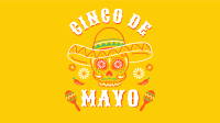 Happy Cinco De Mayo Skull Zoom Background