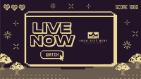 Pixel Livestreamer Animation