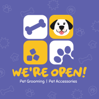 Pet Store Now Open Instagram Post