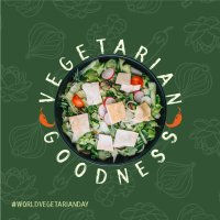 Vegetarian Goodness Instagram Post