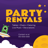 Party Rentals For Kids Linkedin Post