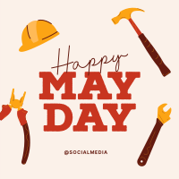 Happy May Day Linkedin Post