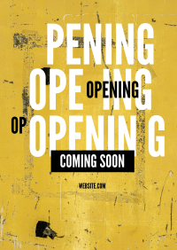 Grunge Opening Poster