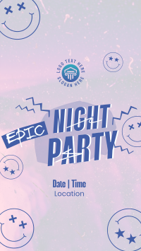 Epic Night Party Instagram Story