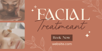 Beauty Facial Spa Treatment Twitter Post