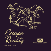 Escape Reality Instagram Post Design