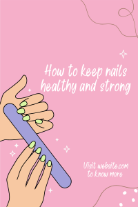 How to keep nails healthy Pinterest Pin