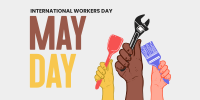 Celebrate Our Heroes on May Day Twitter Post