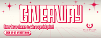 Retro Duotone Giveaway Facebook Cover Image Preview