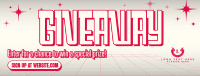 Retro Duotone Giveaway Facebook Cover