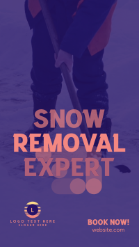 Snow Removal Expert Facebook Story