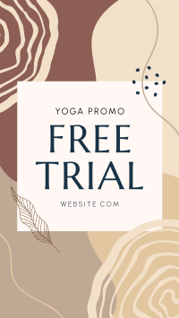 Yoga Free Trial Facebook Story