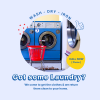 Laundry Instagram Post example 1