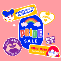 Proud Rainbow Sale Instagram Post