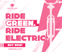 Green Ride E-bike Facebook Post