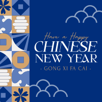 Chinese New Year Tiles Instagram Post Image Preview