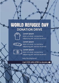 World Refugee Day Donation Drive Poster