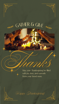 Thanksgiving Greeting Instagram Reel