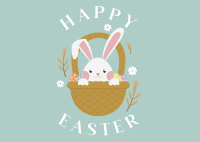 Easter Bunny Postcard
