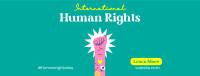 Human Rights Day Facebook Cover Image Preview