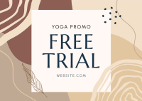 Yoga Free Trial Postcard