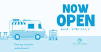 Food Truck Opening Facebook Ad