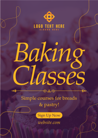 Baking Classes Flyer