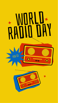 Happy World  Radio Day Instagram Story