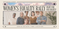 Modern Nostalgia Women's Rally Twitter Post