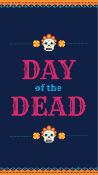 Festive Day of the Dead Instagram Story