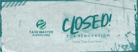 Grunge Closed Facebook Cover Image Preview