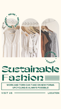 Minimalist Sustainable Fashion Instagram Reel Image Preview