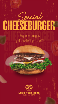 Special Cheeseburger Deal Instagram Story