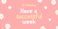 Success Starts on Mondays Twitter Post