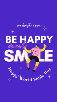 Be Happy And Smile Instagram Story