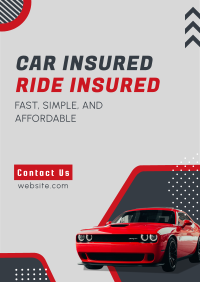 Insured Ride Poster