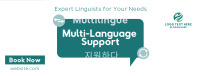 Minimalist Translation Service Facebook Cover