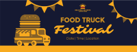 Festive Food Truck Facebook Cover Image Preview