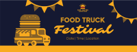 Festive Food Truck Facebook Cover Image Preview