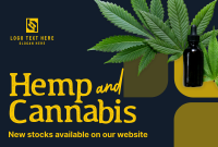 Hemp and Cannabis Pinterest Cover Design