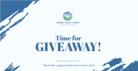 Time for Giveaway Facebook Ad