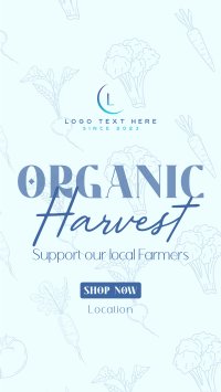 Organic Harvest Instagram Story